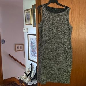 black white grey dress